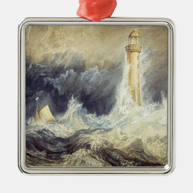 William Turner - Bell Sten Lighthouse Julgransprydnad Metall (Framsidan)