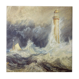 William Turner - Bell Sten Lighthouse Kakelplatta