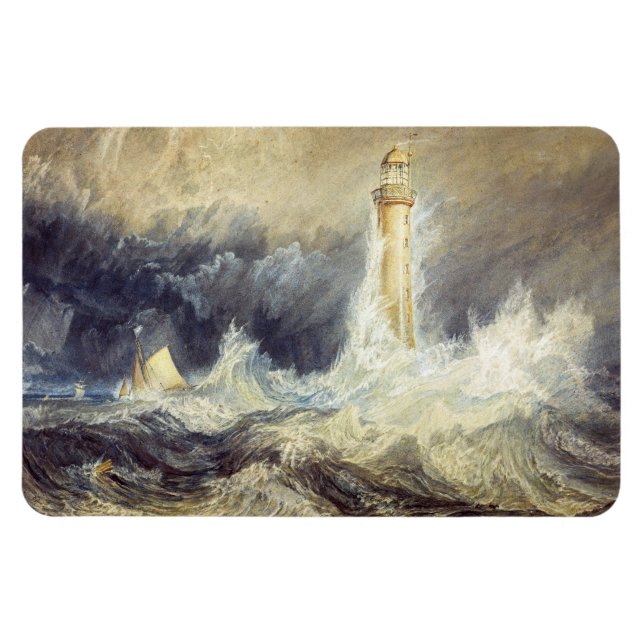 William Turner - Bell Sten Lighthouse Magnet (Horisontell)