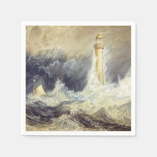 William Turner - Bell Sten Lighthouse Pappersservett (Framsidan)