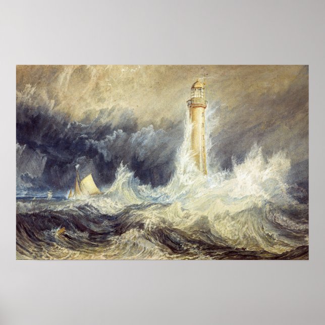 William Turner - Bell Sten Lighthouse Poster (Framsidan)