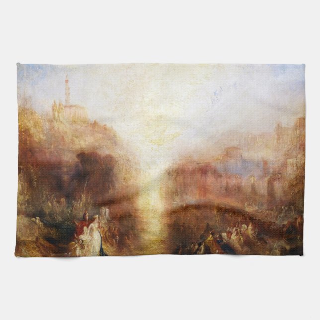 William Turner - Besöket i Grav Kökshandduk (Horisontell)