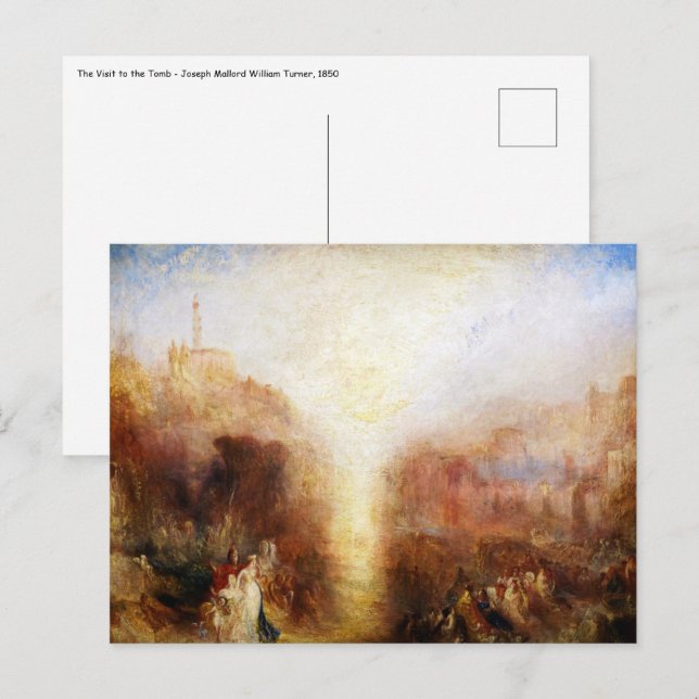 William Turner - Besöket i Grav Vykort (Fram/baksida)