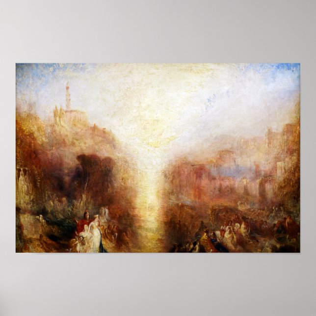 William Turner - Besöket vid graven Poster (Framsidan)