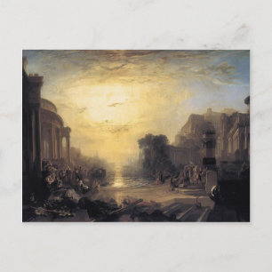 William Turner- Deklinje i det karthagiska riket Vykort