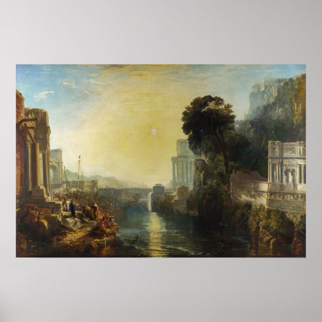William Turner - Dido bygger Kartago Poster (Framsidan)