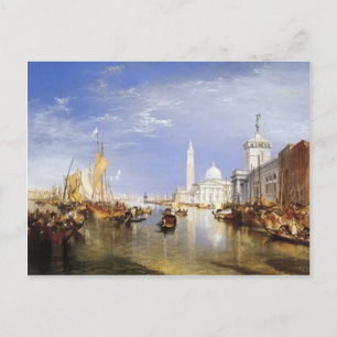 William Turner- Dogana och San Giorgio Maggiore Vykort