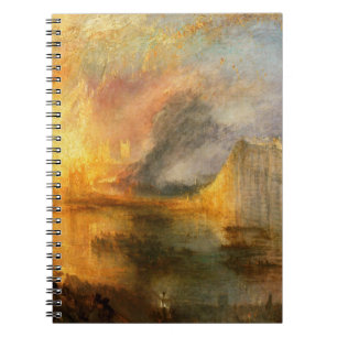 William Turner - Europaparlamentets bränning Anteckningsbok