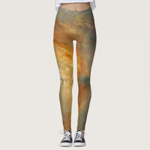William Turner - Europaparlamentets bränning Leggings