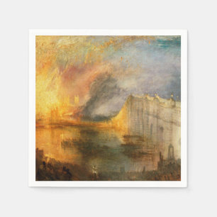 William Turner - Europaparlamentets bränning Pappersservett
