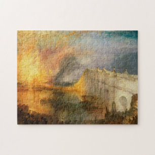 William Turner - Europaparlamentets bränning Pussel