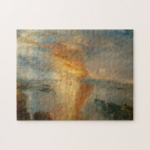 William Turner - Europaparlamentets bränning Pussel