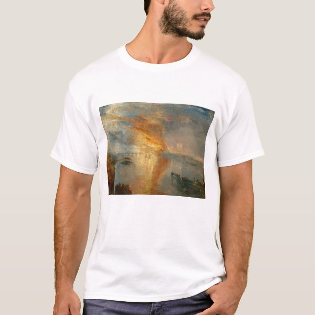 William Turner - Europaparlamentets bränning T Shirt (Framsida)