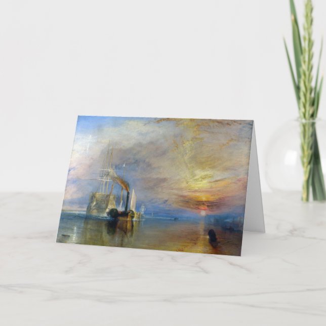 William Turner - Fighting Temeraire Kort (Framsida)