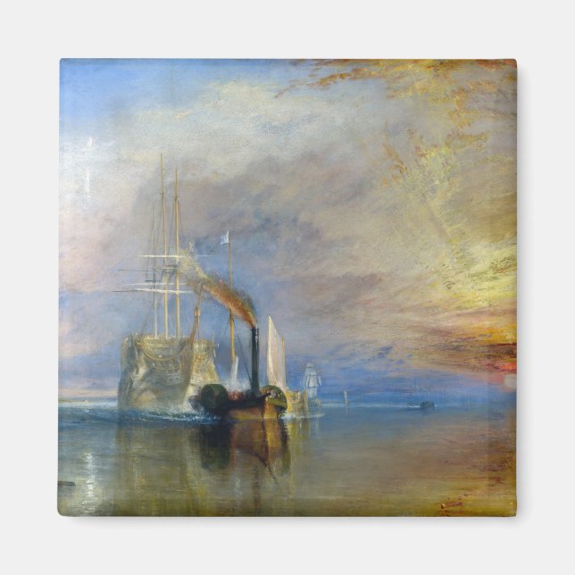 William Turner - Fighting Temeraire Magnet (Framsidan)