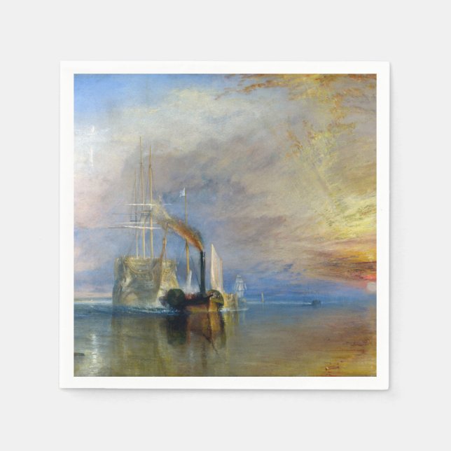 William Turner - Fighting Temeraire Pappersservett (Framsidan)