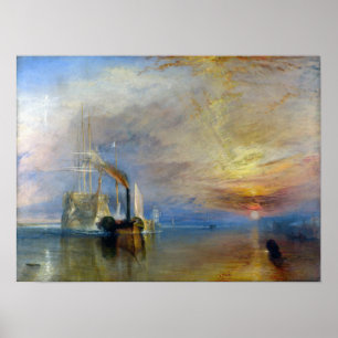 William Turner - Fighting Temeraire Poster