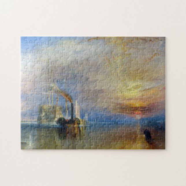 William Turner - Fighting Temeraire Pussel (Horisontell)