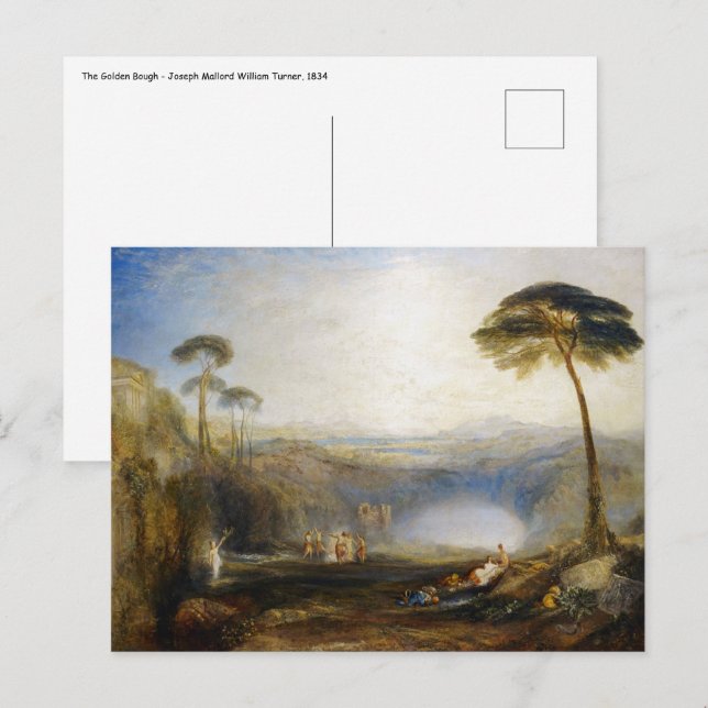 William Turner - Golden Bough Vykort (Fram/baksida)