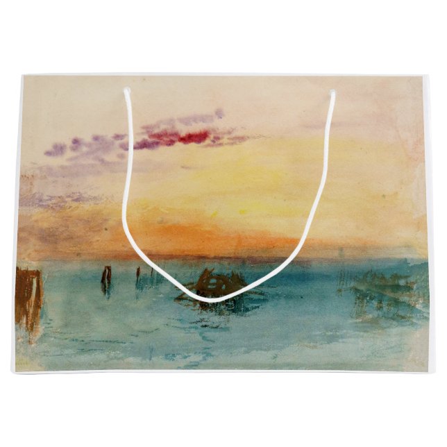 William Turner - Lagunen nära Venedig vid Sunset (Framsidan)