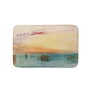 William Turner - Lagunen nära Venedig vid Sunset Badrumsmatta