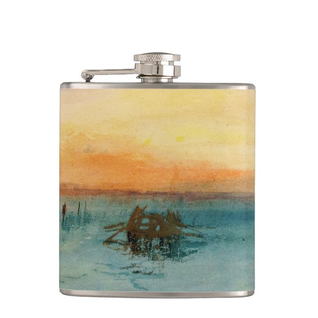 William Turner - Lagunen nära Venedig vid Sunset Fickplunta (Framsidan)