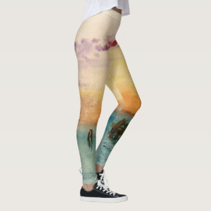 William Turner - Lagunen nära Venedig vid Sunset Leggings