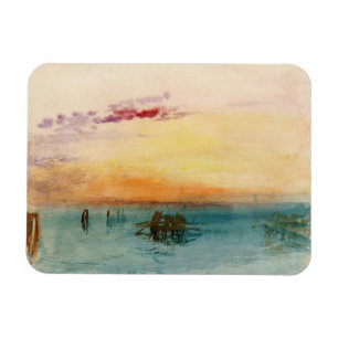 William Turner - Lagunen nära Venedig vid Sunset Magnet