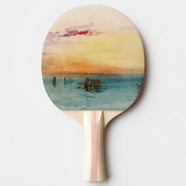 William Turner - Lagunen nära Venedig vid Sunset Pingisracket (Framsidan)