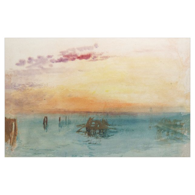 William Turner - Lagunen nära Venedig vid Sunset Tyg (Yard)