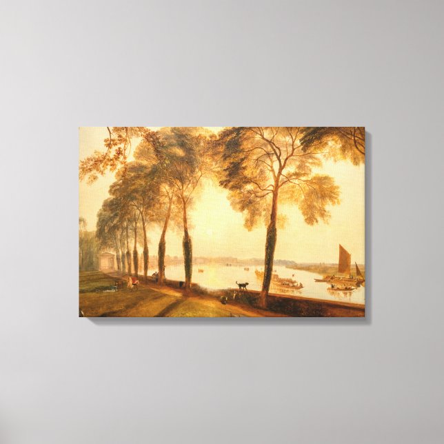 William Turner - Mortlake Terrace Canvastryck (Framsida)
