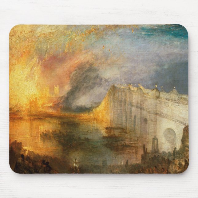 William Turner - Parlamentsbranden Musmatta (Framsidan)