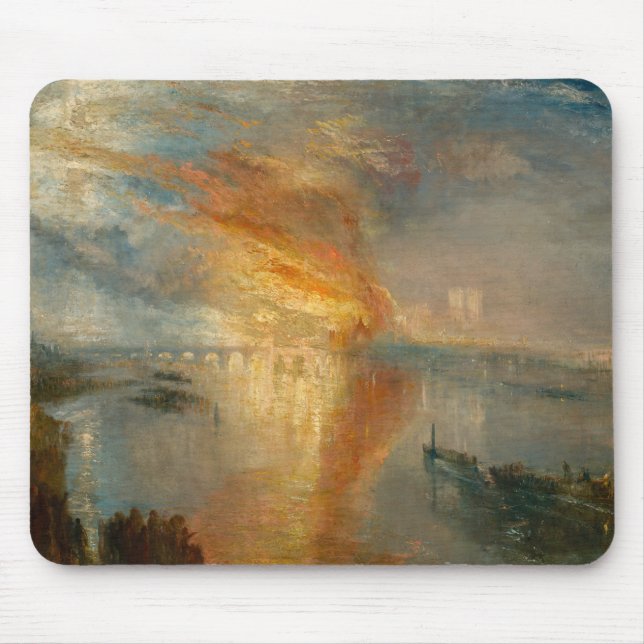 William Turner - Parlamentsbranden Musmatta (Framsidan)