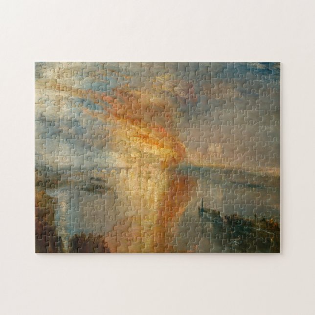 William Turner - Parlamentsbranden Pussel (Horisontell)