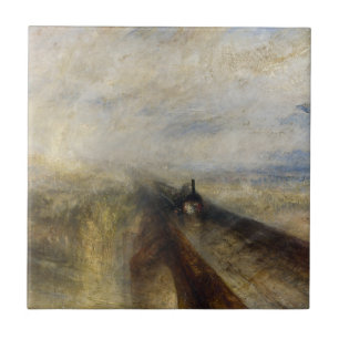 William Turner - Rain, Steam och Speed Kakelplatta