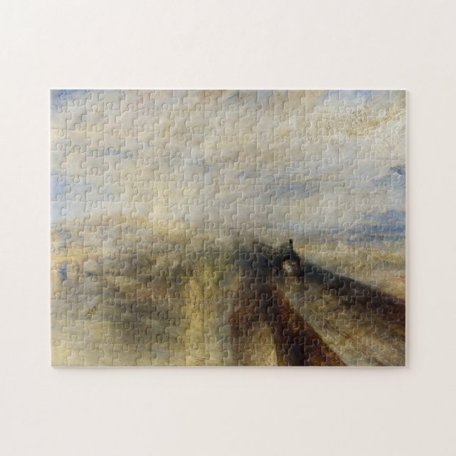 William Turner - Rain, Steam och Speed Pussel (Horisontell)