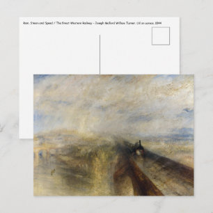 William Turner - Rain, Steam och Speed Vykort