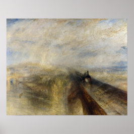 William Turner - Regn, Ånga och Fart Poster