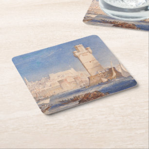 William Turner Rhodes Underlägg Papper Kvadrat