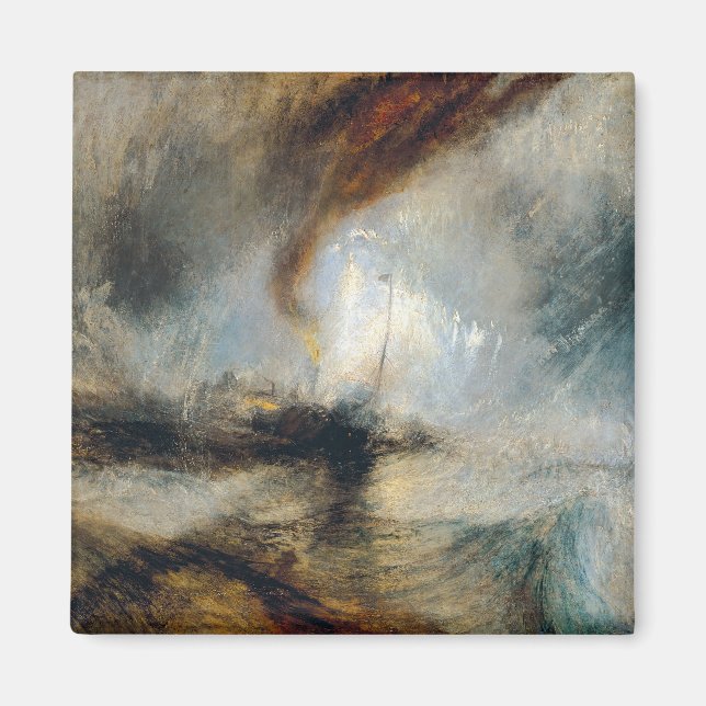 William Turner - Snöstorm Magnet (Framsidan)