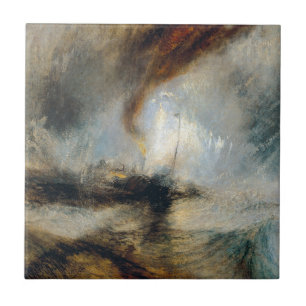 William Turner - Snow Storm Kakelplatta