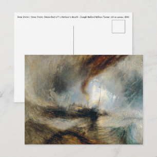 William Turner - Snow Storm Vykort
