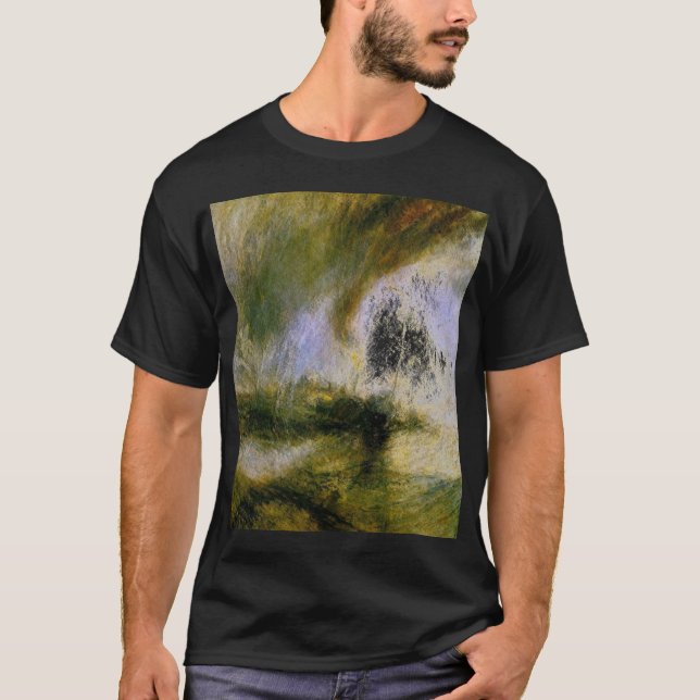 william turner - snowstorm t-shirt (Framsida)
