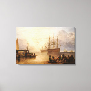 William Turner - Sol sätter sig genom ångor Canvastryck