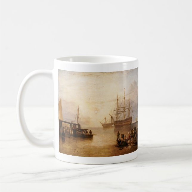 William Turner - Sol sätter sig genom ångor Kaffemugg (Vänster)