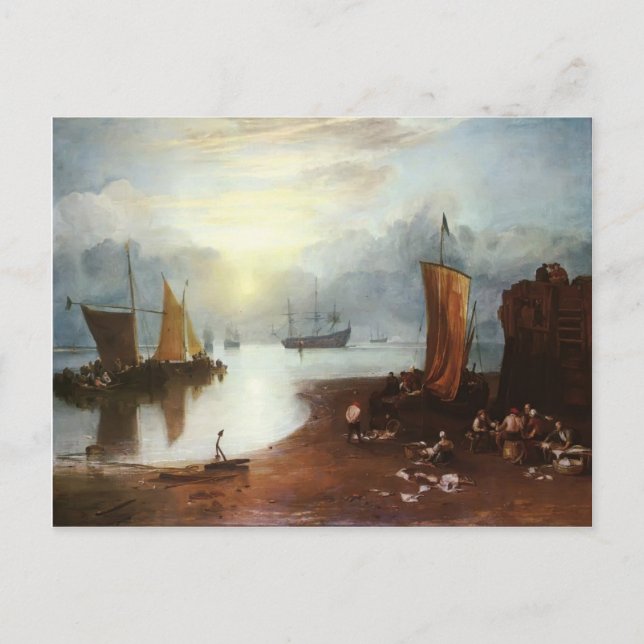 William Turner-Sol Stigning genom Vagour Vykort (Framsida)