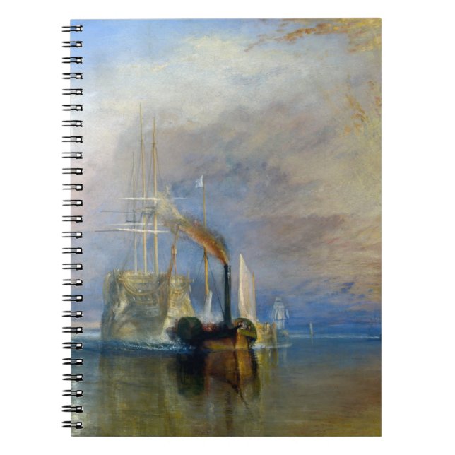 William Turner - The Fighting Temeraire Anteckningsbok (Framsidan)