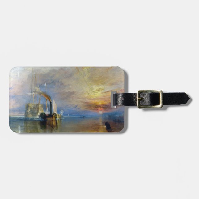 William Turner - The Fighting Temeraire Bagagebricka (Horisontell Framsida)