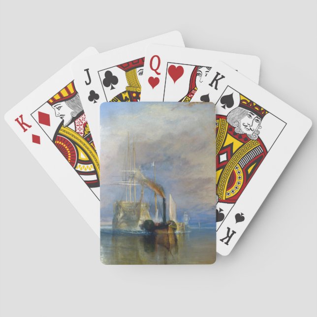 William Turner - The Fighting Temeraire Casinokort (Baksidan)