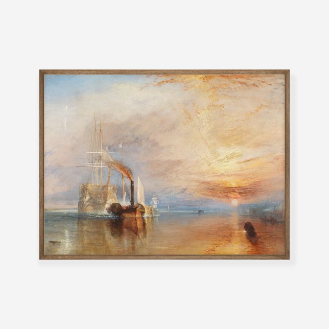 William Turner The Fighting Temeraire Painting Art Poster (Skapare uppladdad)